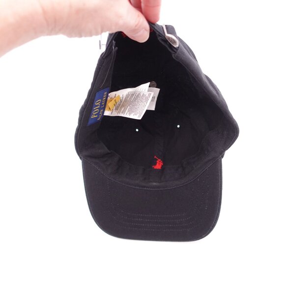 NEW Polo Ralph Lauren Men's Core Replen Classic Sport Dad Cap OS Black - Picture 4 of 7